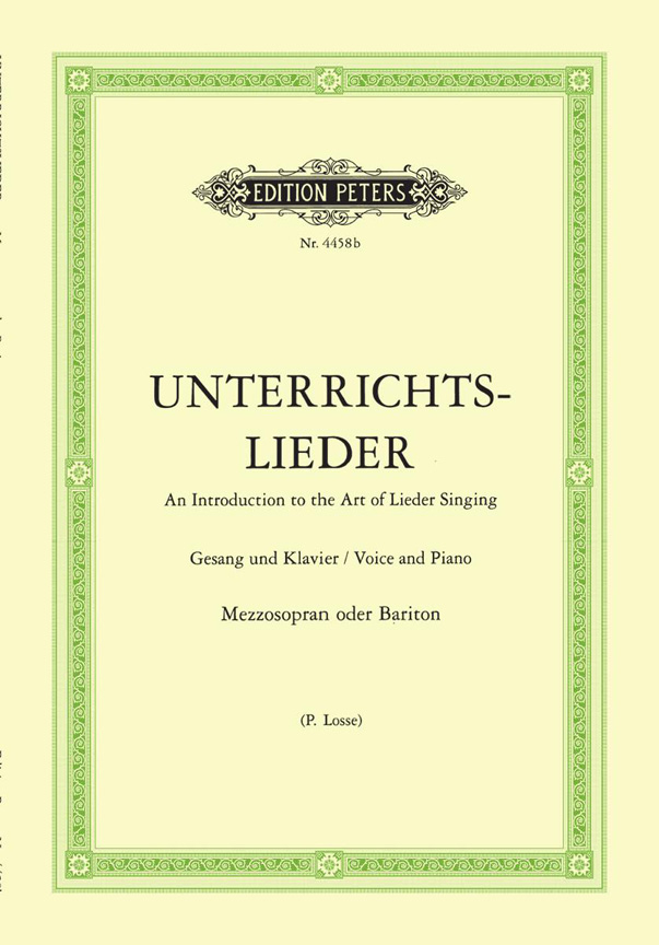 Vorderes Coverbild Unterrichtslieder