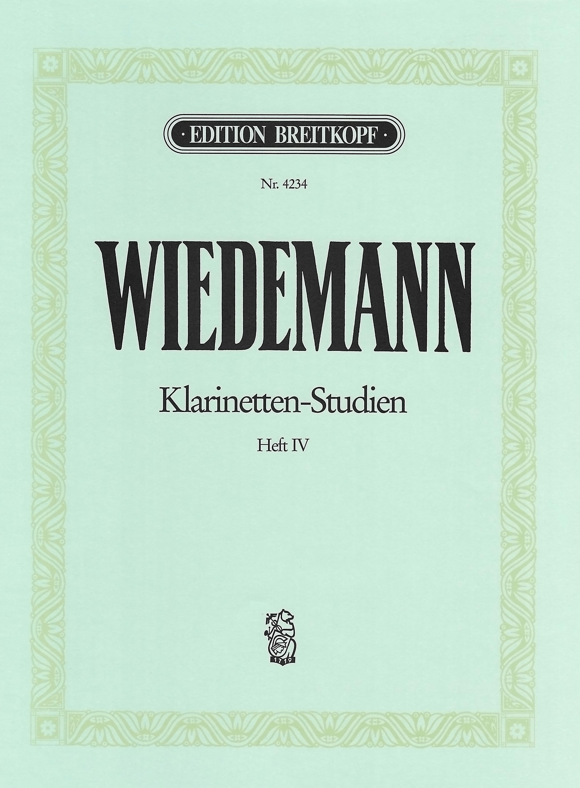 Vorderes Coverbild Klarinetten-Studien