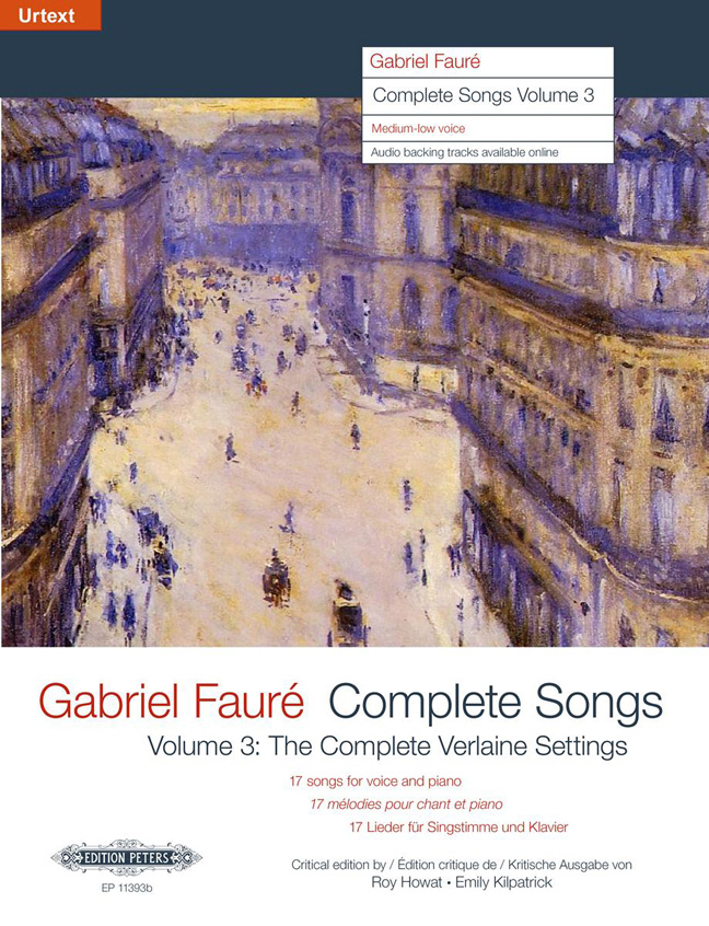 Anderes Coverbild Complete Songs / Sämtliche Lieder, Band 3 (The Complete Verlaine Settings)