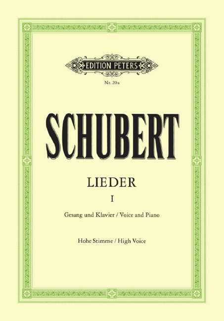 Vorderes Coverbild Lieder, Band 1