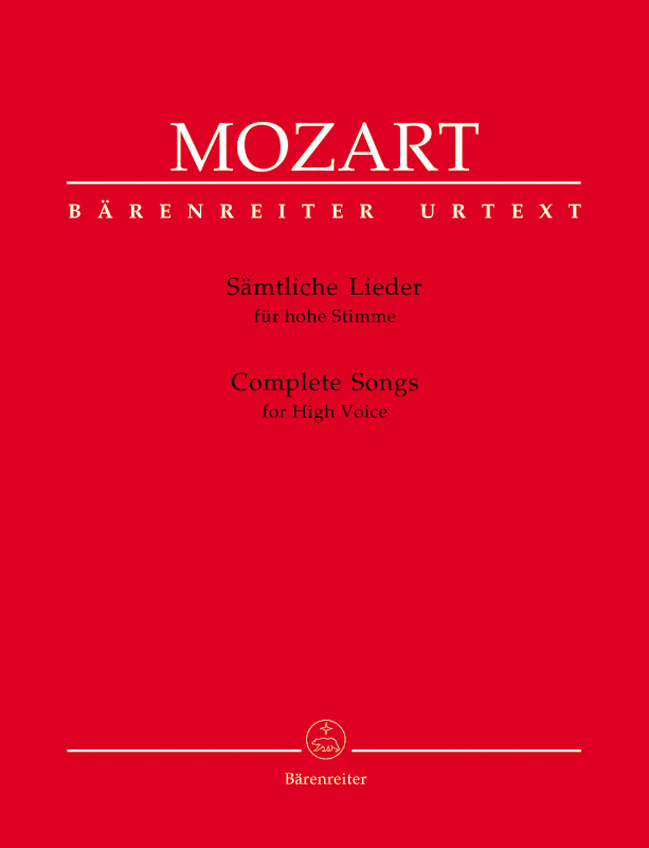 Anderes Coverbild Sämtliche Lieder für hohe Stimme