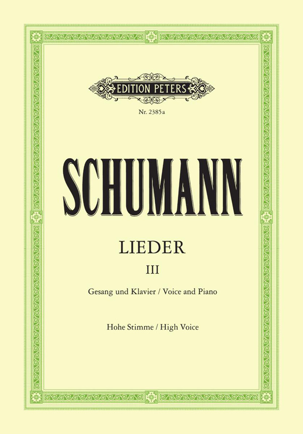 Vorderes Coverbild Lieder, Band 3 für Gesang und Klavier