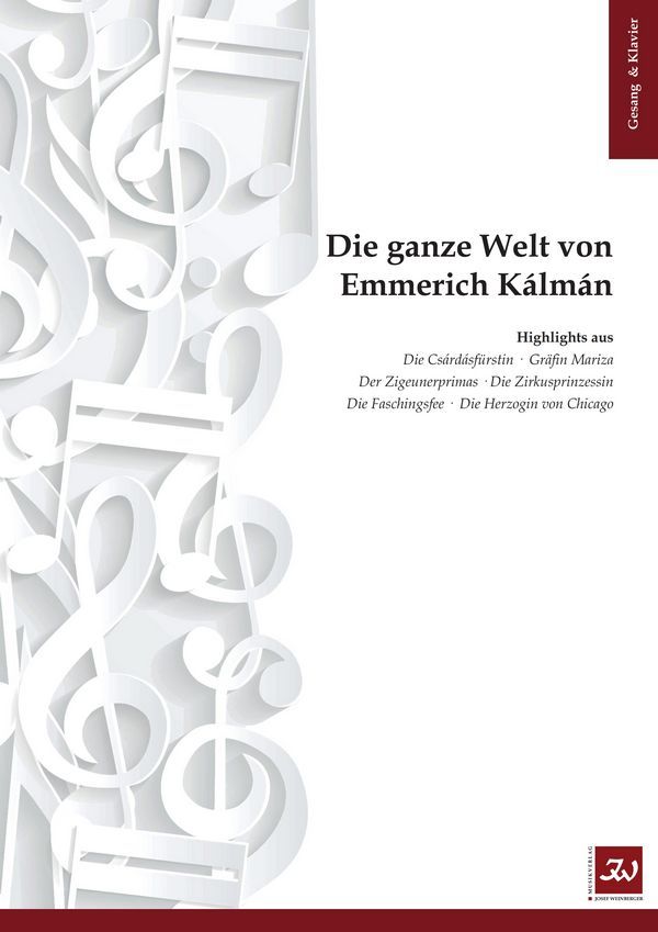 Vorderes Coverbild Die ganze Welt von Emmerich Kálmán