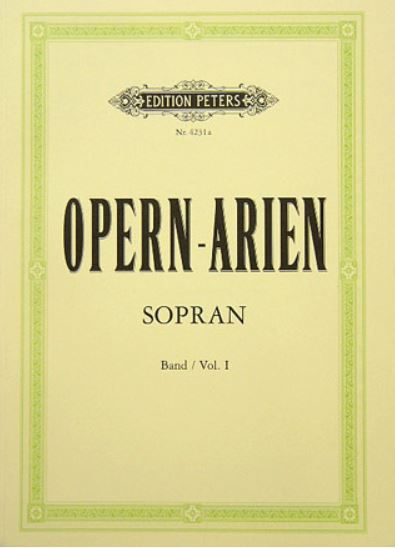 Vorderes Coverbild Ausgewählte Opernarien für Sopran, Band 1