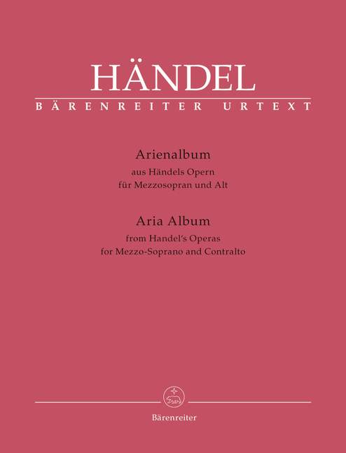 Anderes Coverbild Arienalbum aus Händels Opern für Mezzosopran und Alt
