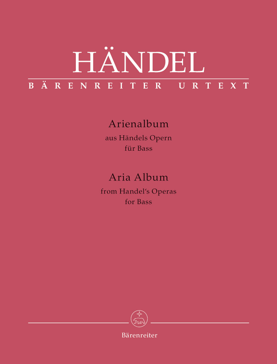 Vorderes Coverbild Arienalbum für Bass