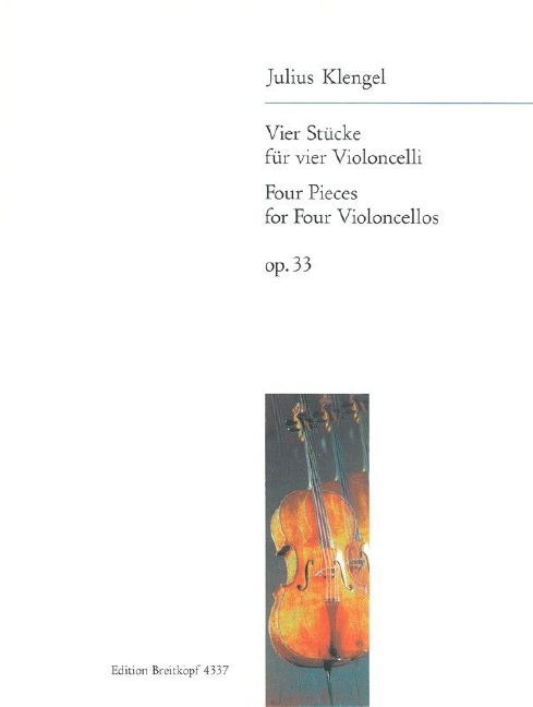 Anderes Coverbild Vier Stücke für vier Violoncelli op. 33