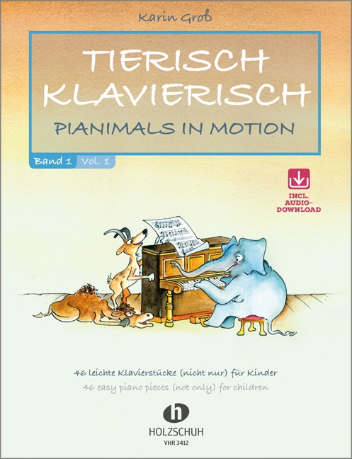Vorderes Coverbild Tierisch Klavierisch Band 1