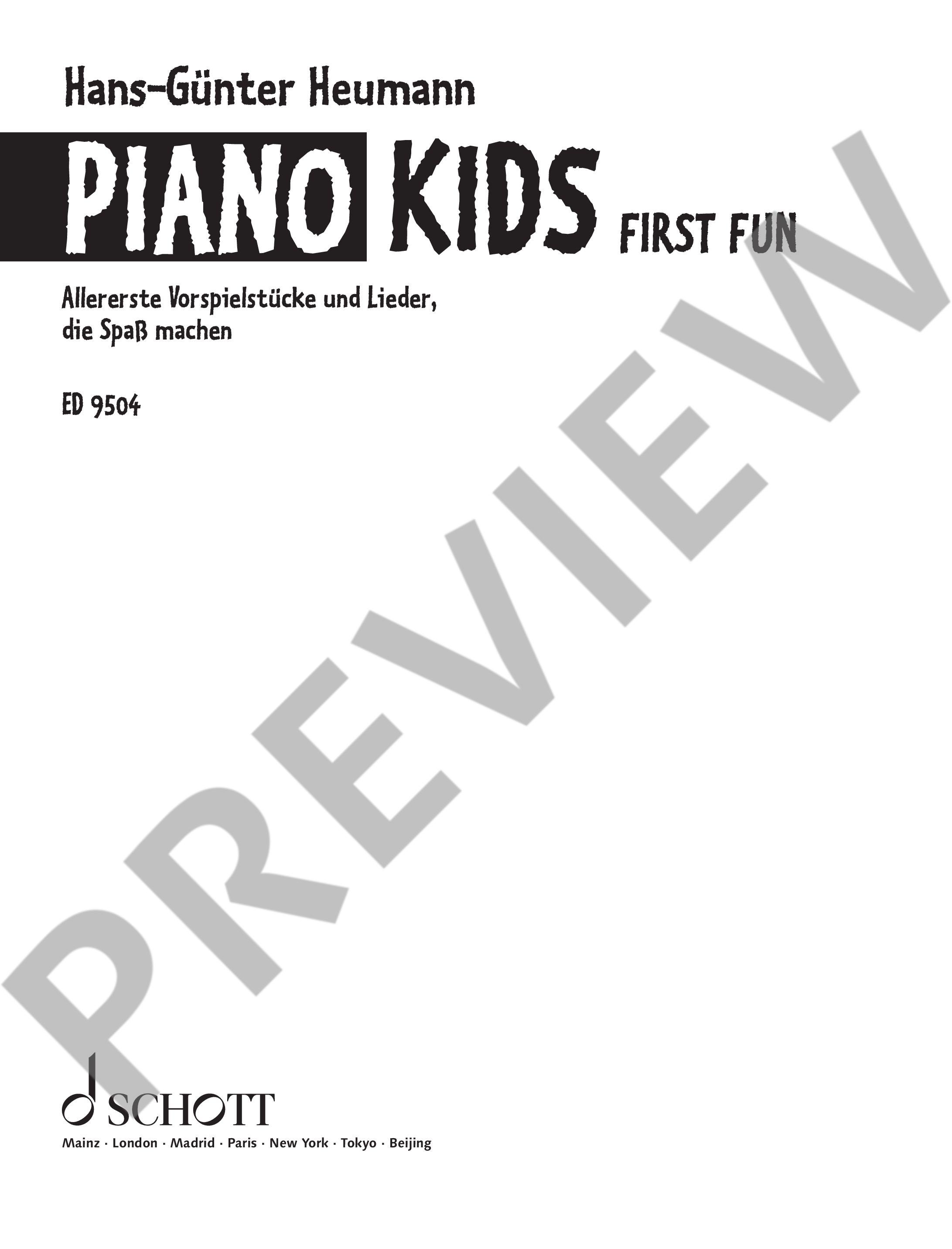 Anderes Coverbild Piano Kids First Fun