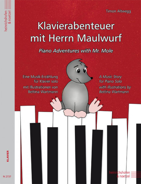 Vorderes Coverbild Klavierabenteuer mit Herrn Maulwurf 