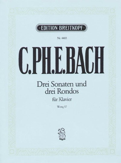 Anderes Coverbild Die 6 Sammlungen, Heft 3: Claviersonaten nebst einigen Rondos für das Forte-Piano Wq 57/1-6 (H. 265, 247, 271, 208, 266, 173)