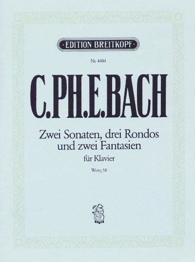 Anderes Coverbild Die 6 Sammlungen, Heft 4: Claviersonaten und Freie Fantasien nebst einigen Rondos für das Forte-Piano Wq 58/1-6 (H. 276, 273, 24, 188, 267, 277)