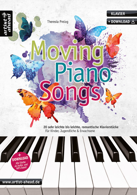 Vorderes Coverbild Moving Piano Songs 