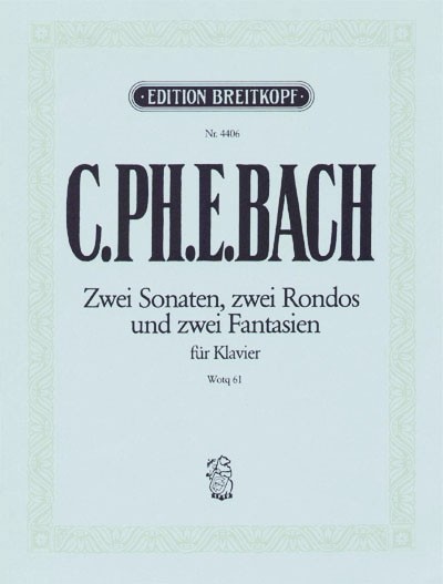 Anderes Coverbild Die 6 Sammlungen, Heft 6: Claviersonaten und Freie Fantasien nebst einigen Rondos für das Forte-Piano Wq 61/1-6 (H. 288, 286, 289, 290, 287, 291)