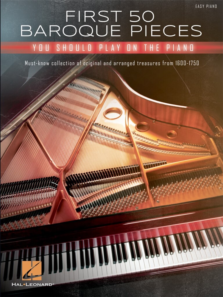 Vorderes Coverbild First 50 Baroque Pieces You Should Play on Piano