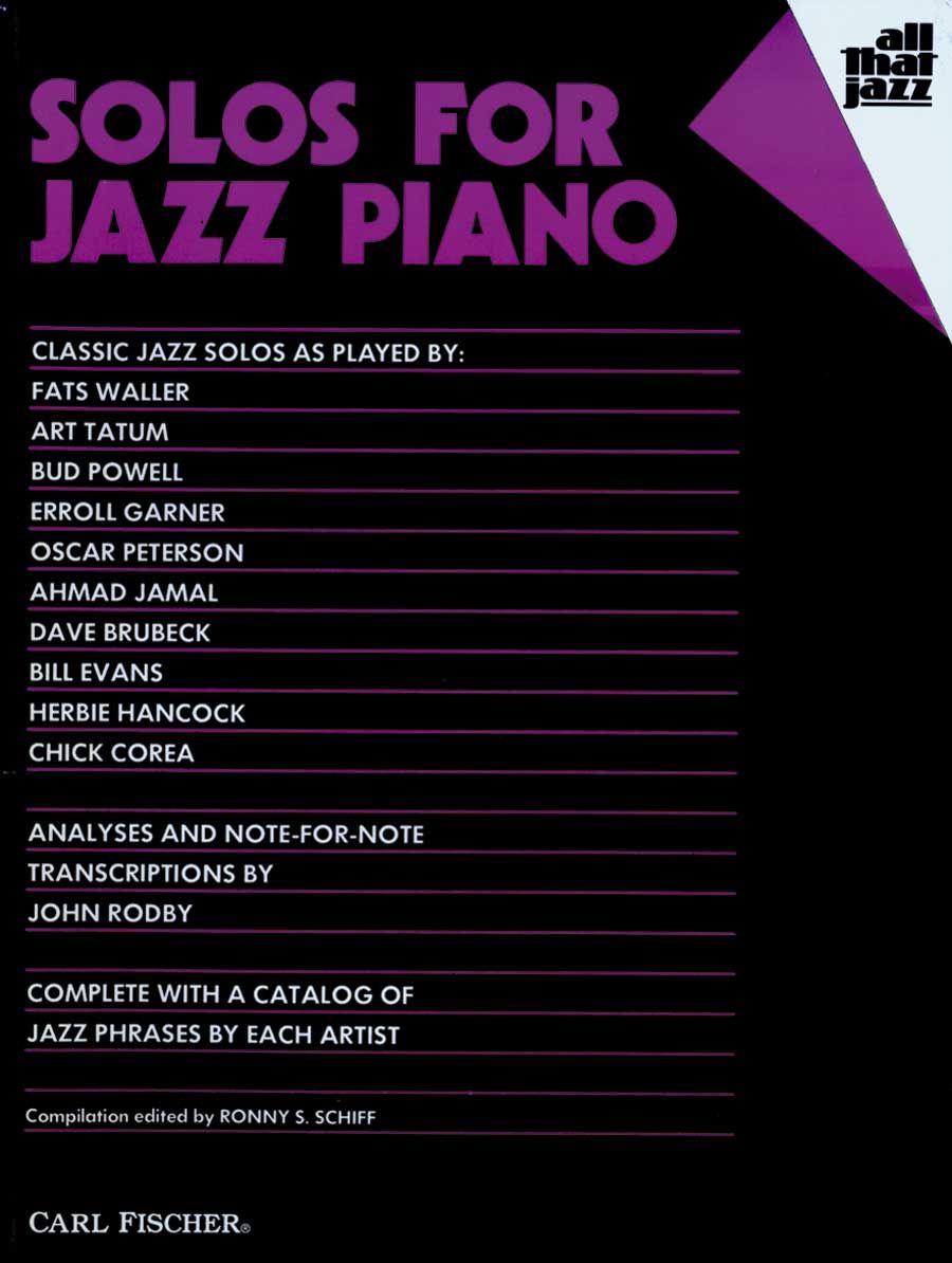 Vorderes Coverbild Solos for Jazz Piano