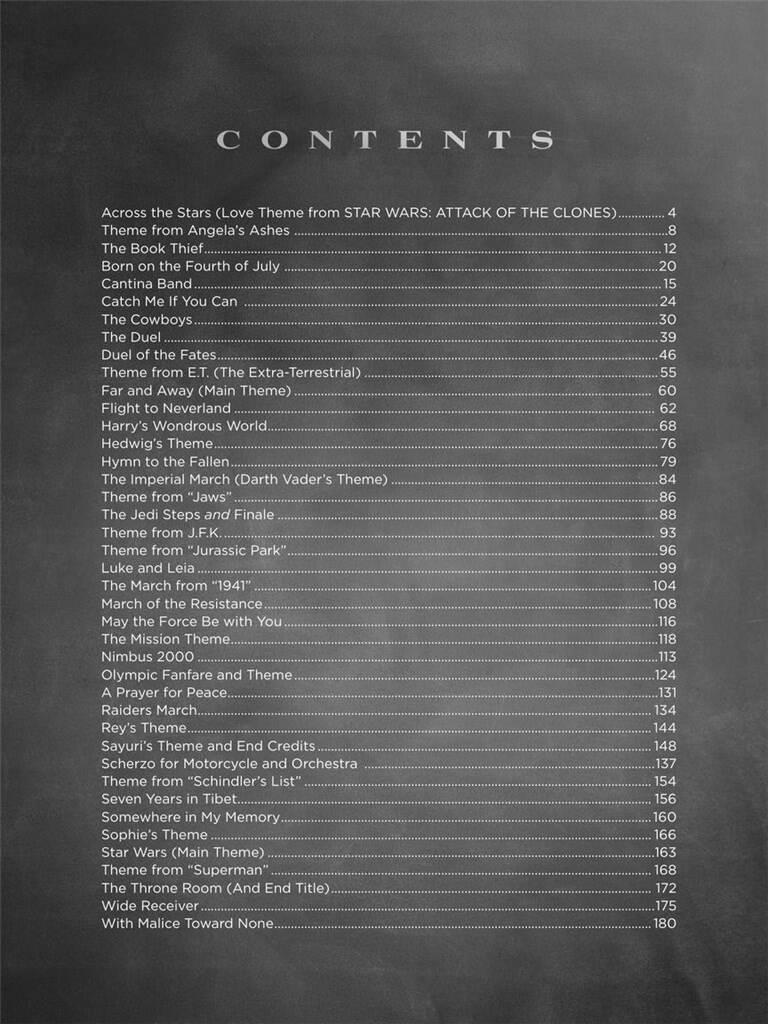 Anderes Coverbild The John Williams Piano Anthology