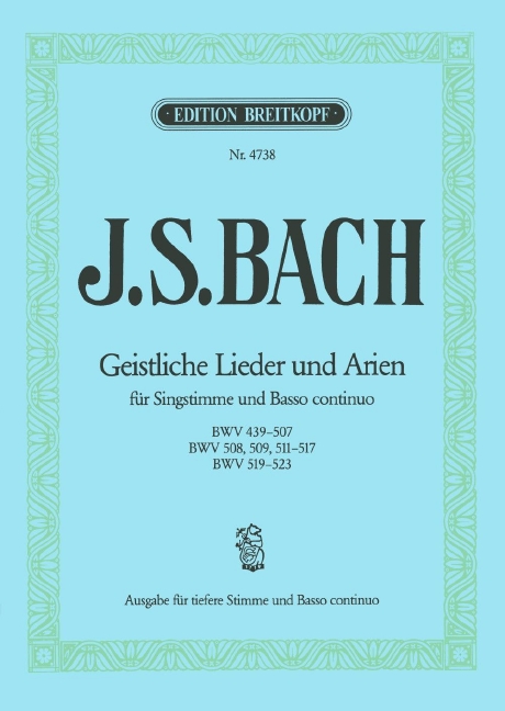Anderes Coverbild Geistliche Lieder und Arien – tiefe Stimme