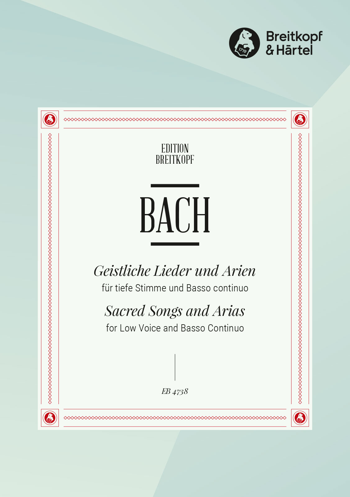 Anderes Coverbild Geistliche Lieder und Arien – tiefe Stimme