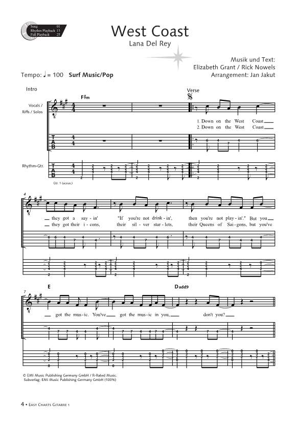 Anderes Coverbild Easy Charts Gitarre
