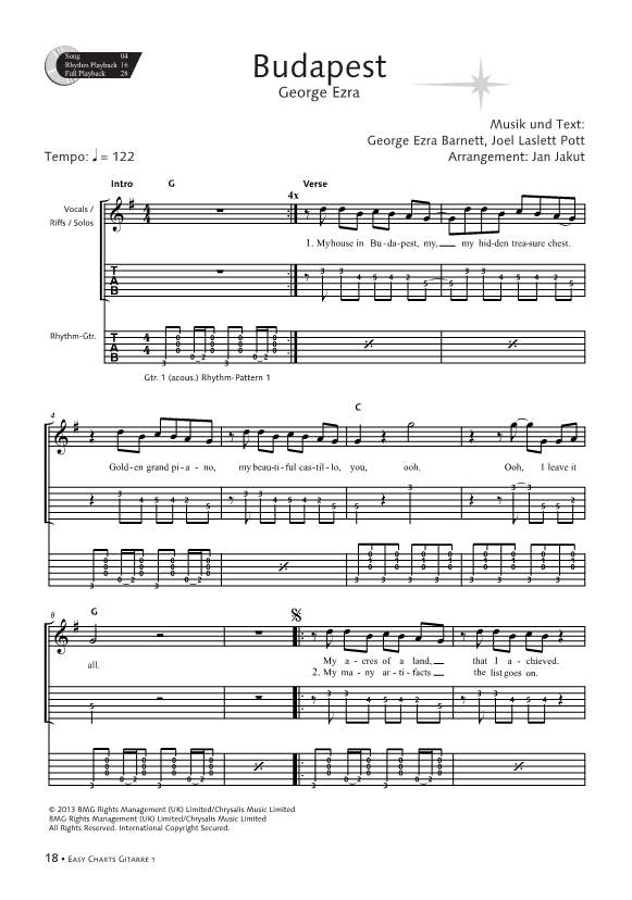Anderes Coverbild Easy Charts Gitarre