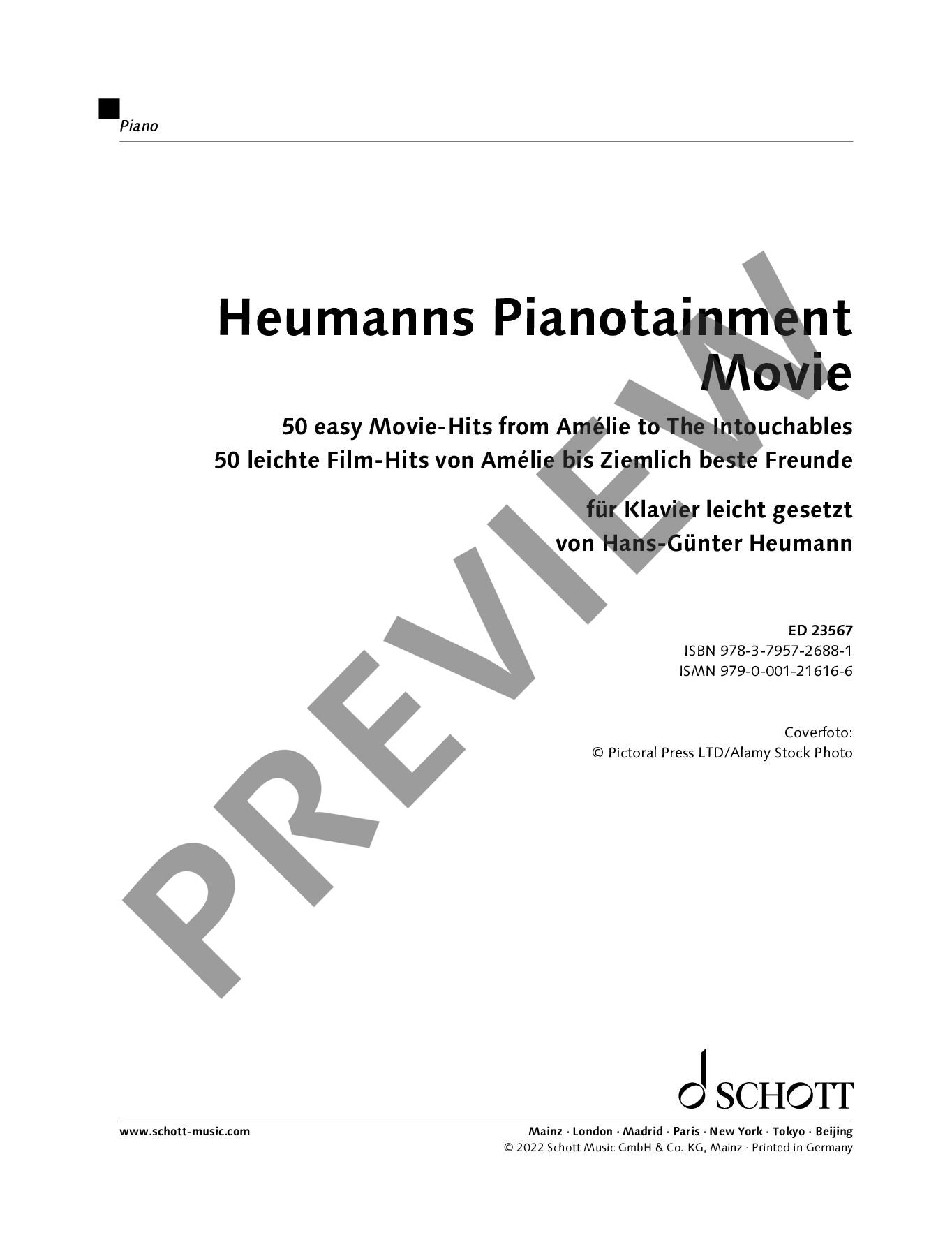 Anderes Coverbild Pianotainment Movie