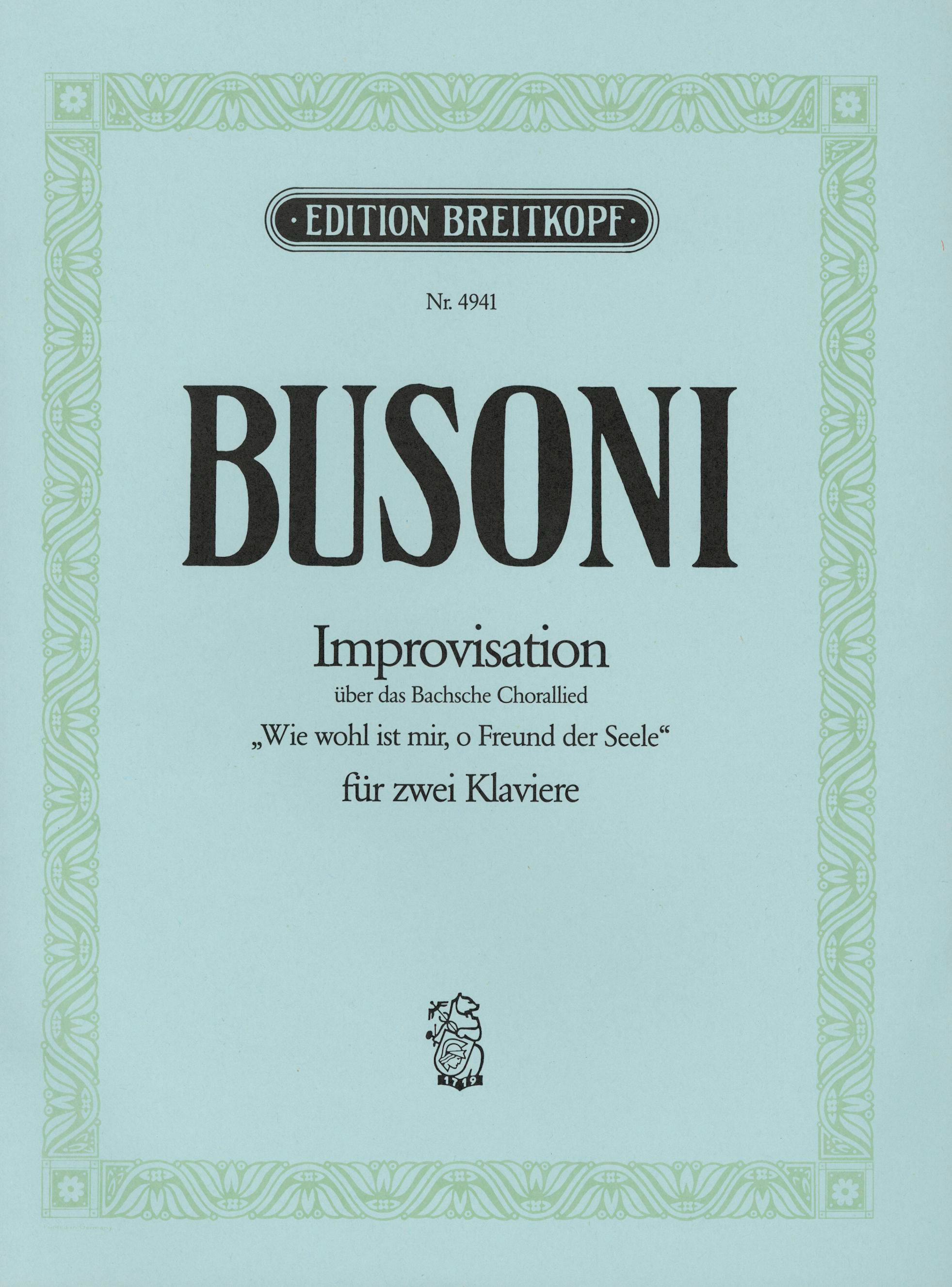 Anderes Coverbild Improvisation über BWV 517
