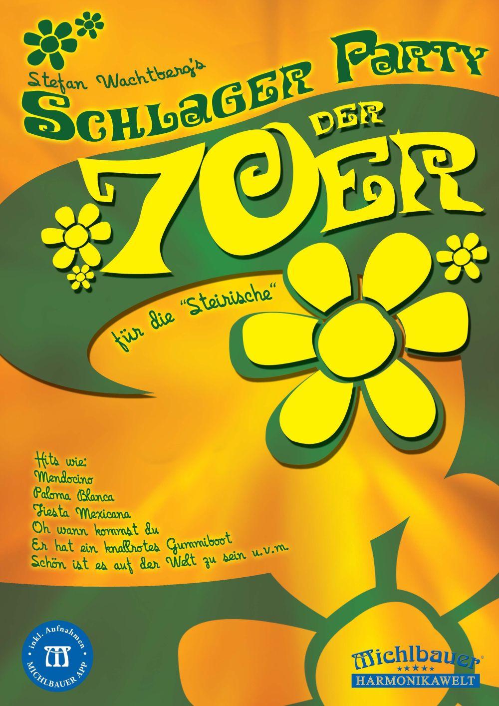 Vorderes Coverbild Schlager-Party der 70er