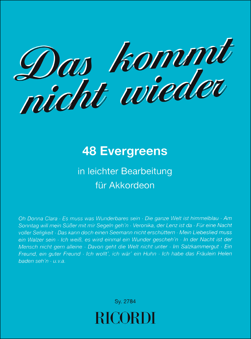 Vorderes Coverbild Das kommt nicht wieder