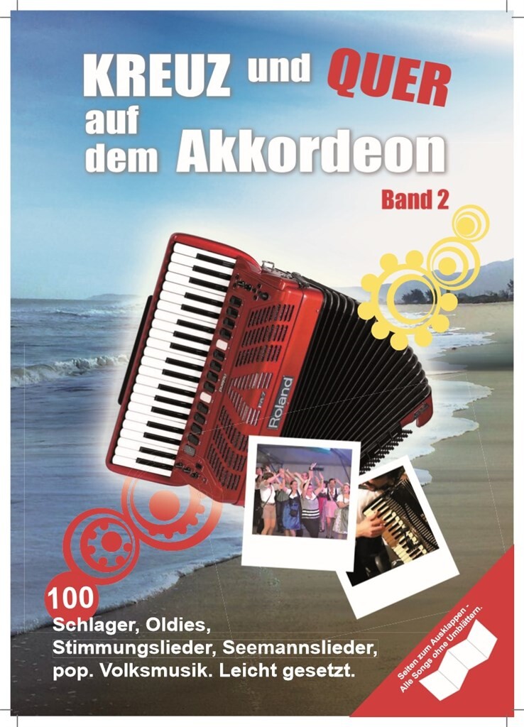 Vorderes Coverbild Kreuz und Quer auf dem Akkordeon Band 2