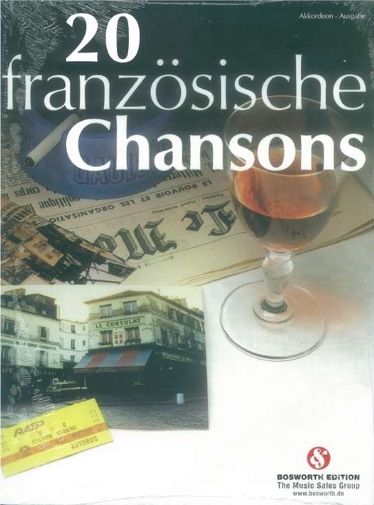Vorderes Coverbild 20 französische Chansons für Akkordeon