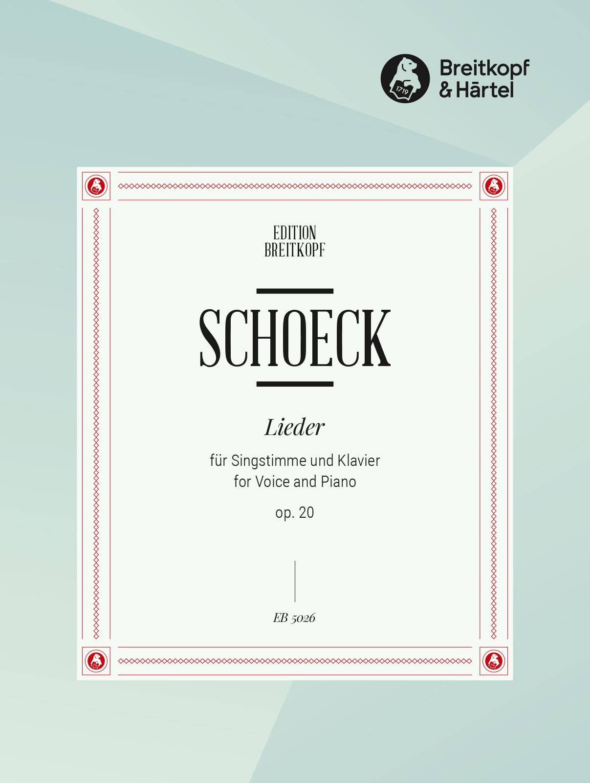 Anderes Coverbild Lieder op. 20