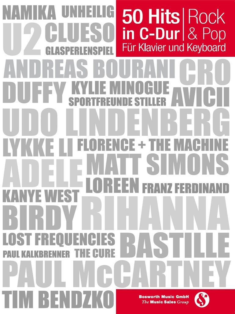 Vorderes Coverbild 50 Hits in C-Dur: Rock & Pop Band 1