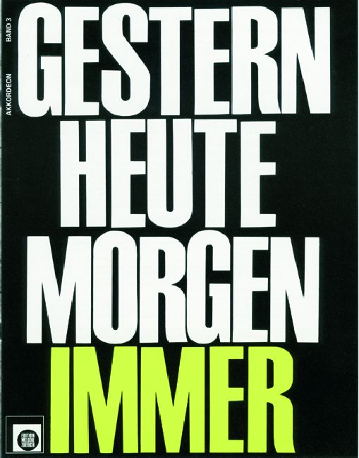 Vorderes Coverbild Gestern heute morgen immer 3
