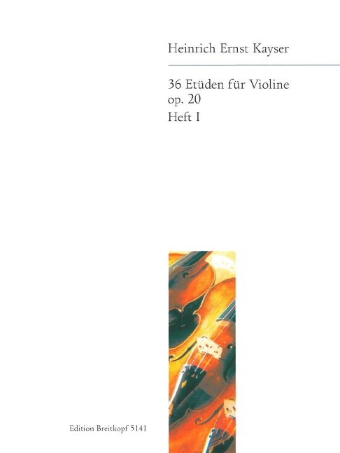 Anderes Coverbild 36 Etüden für Violine Heft 1 op. 20