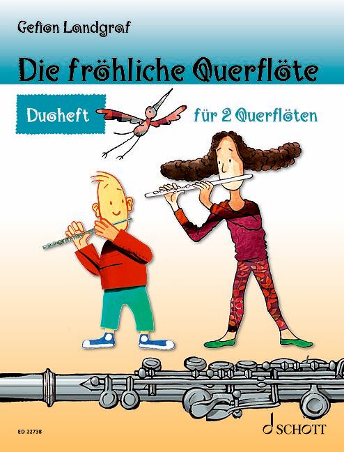 Vorderes Coverbild Die fröhliche Querflöte - Duoheft