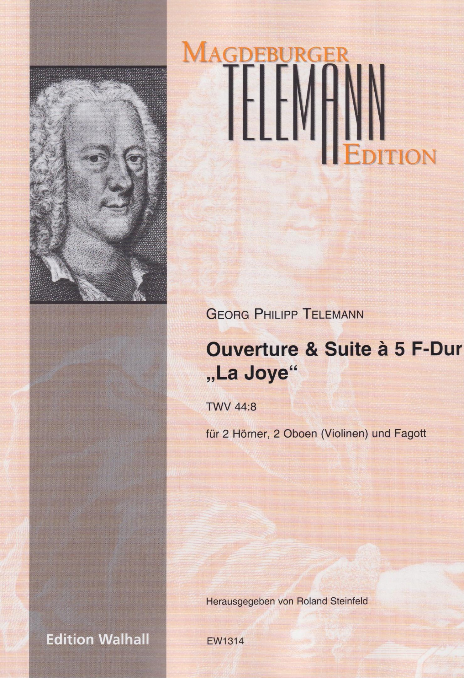 Vorderes Coverbild Ouverture & Suite à 5 F-Dur „La Joye“