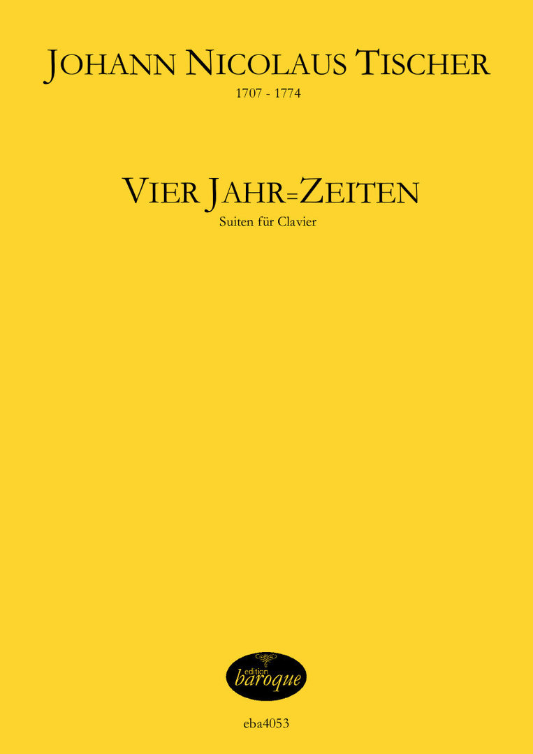 Vorderes Coverbild Vier Jahr=Zeiten (Suiten für Clavier)