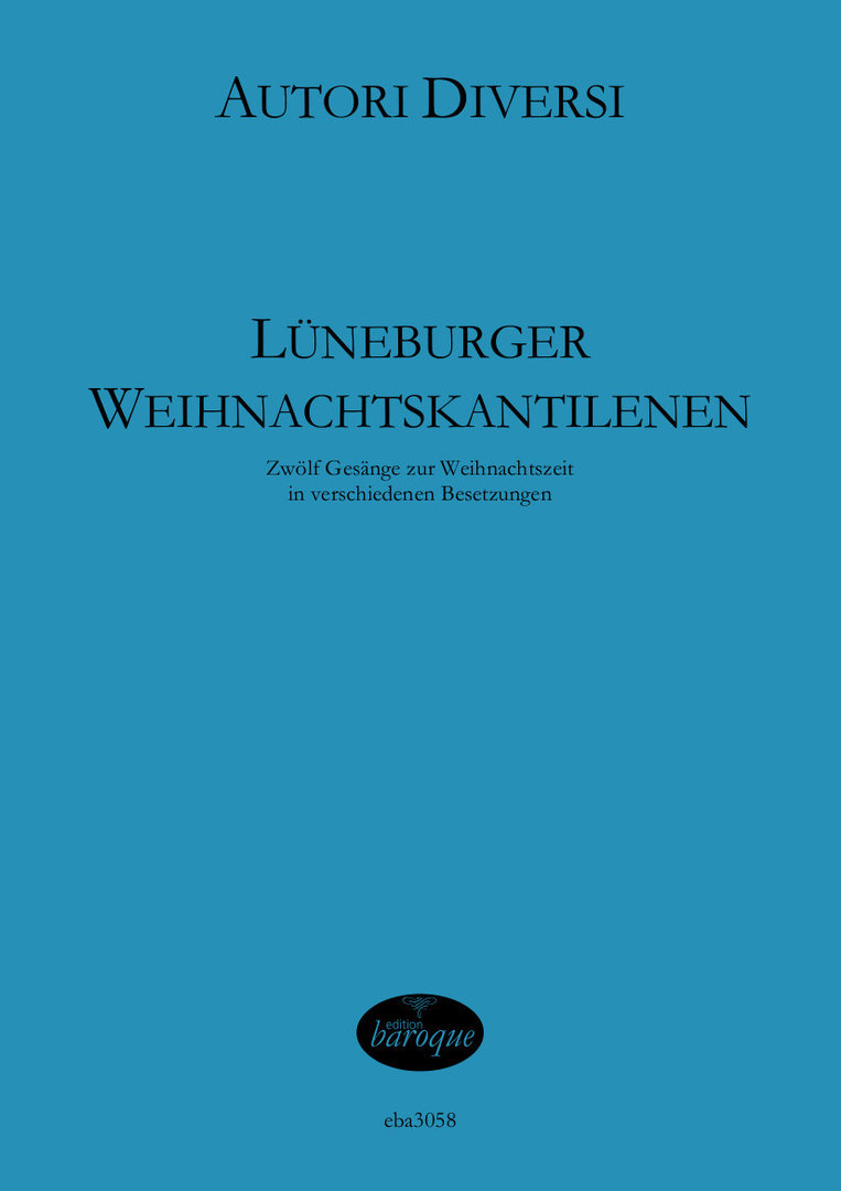 Vorderes Coverbild Lüneburger Weihnachtskantilenen