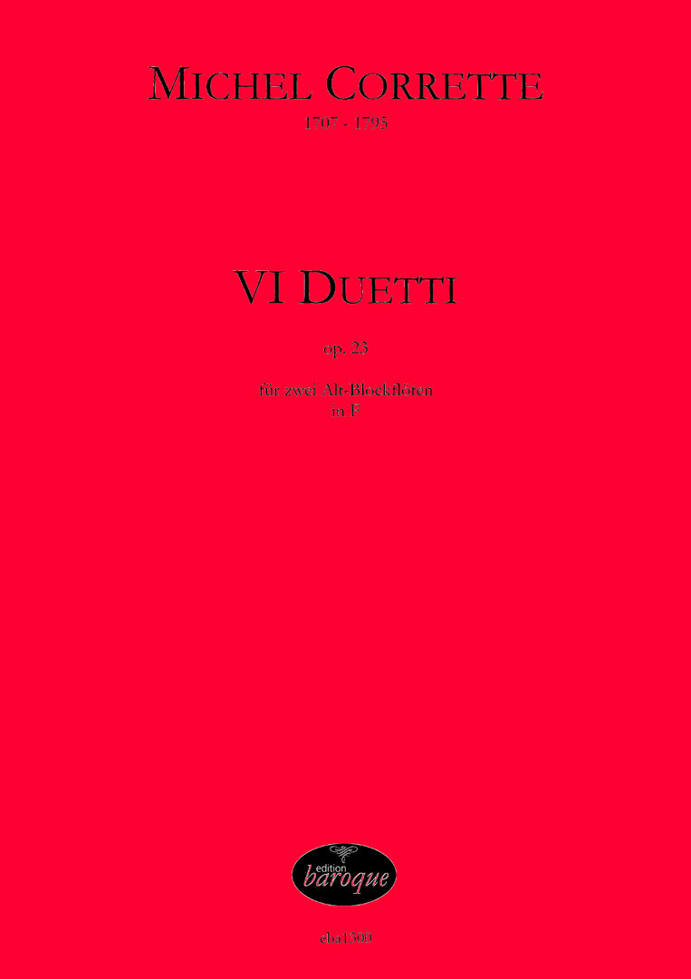 Vorderes Coverbild 6 Duetti op. 23