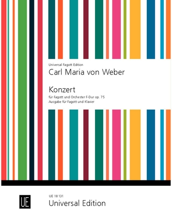 Vorderes Coverbild Konzert für Fagott und Klavier F-Dur op. 75