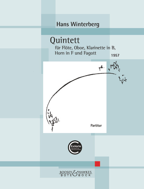Anderes Coverbild Quintett für Flöte, Oboe, Klarinette in B, Horn in F und Fagott (1957)