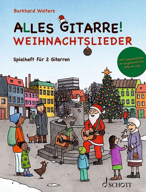 Vorderes Coverbild Alles Gitarre - Weihnachtslieder für Gitarre Duo und Solo