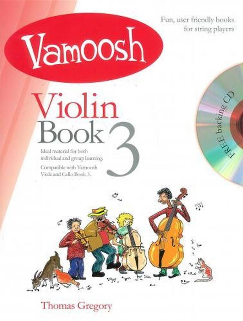 Vorderes Coverbild Vamoosh Violin Book 3