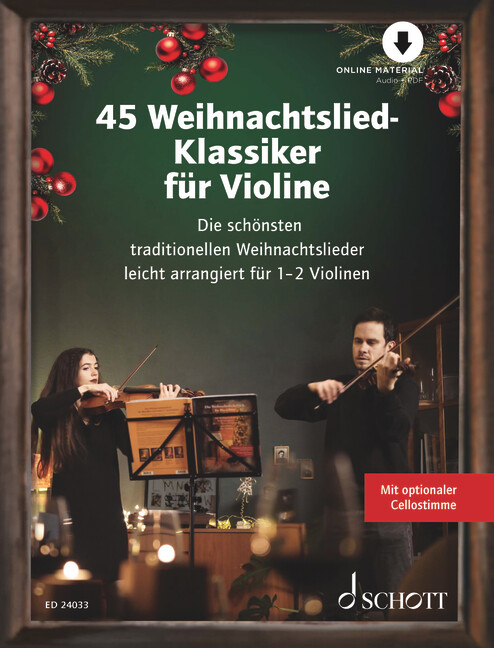 Anderes Coverbild 45 Weihnachtslied-Klassiker für Violine