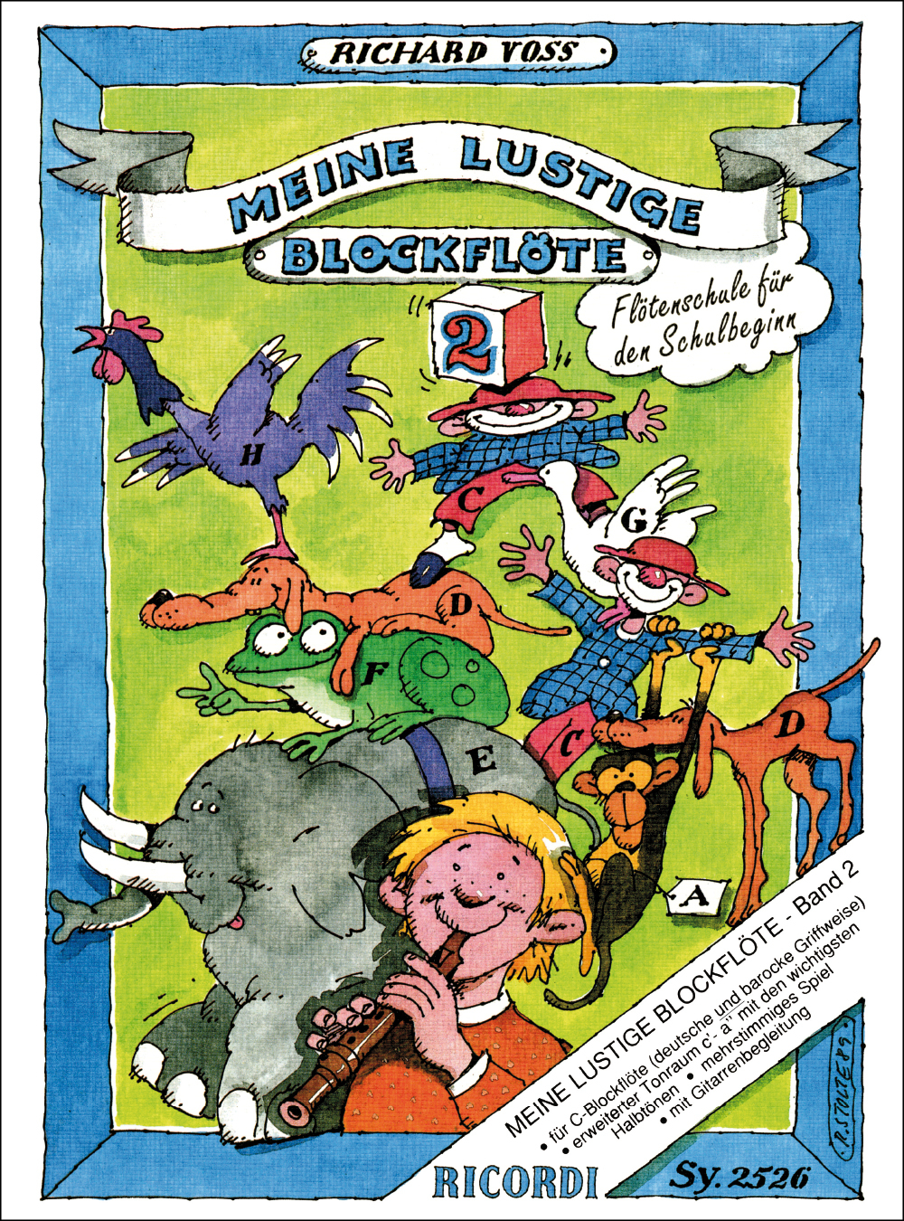 Anderes Coverbild Meine lustige Blockflöte Band 2