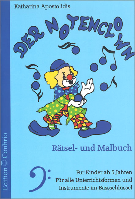 Vorderes Coverbild Der Notenclown - Baßschlüsselausgabe