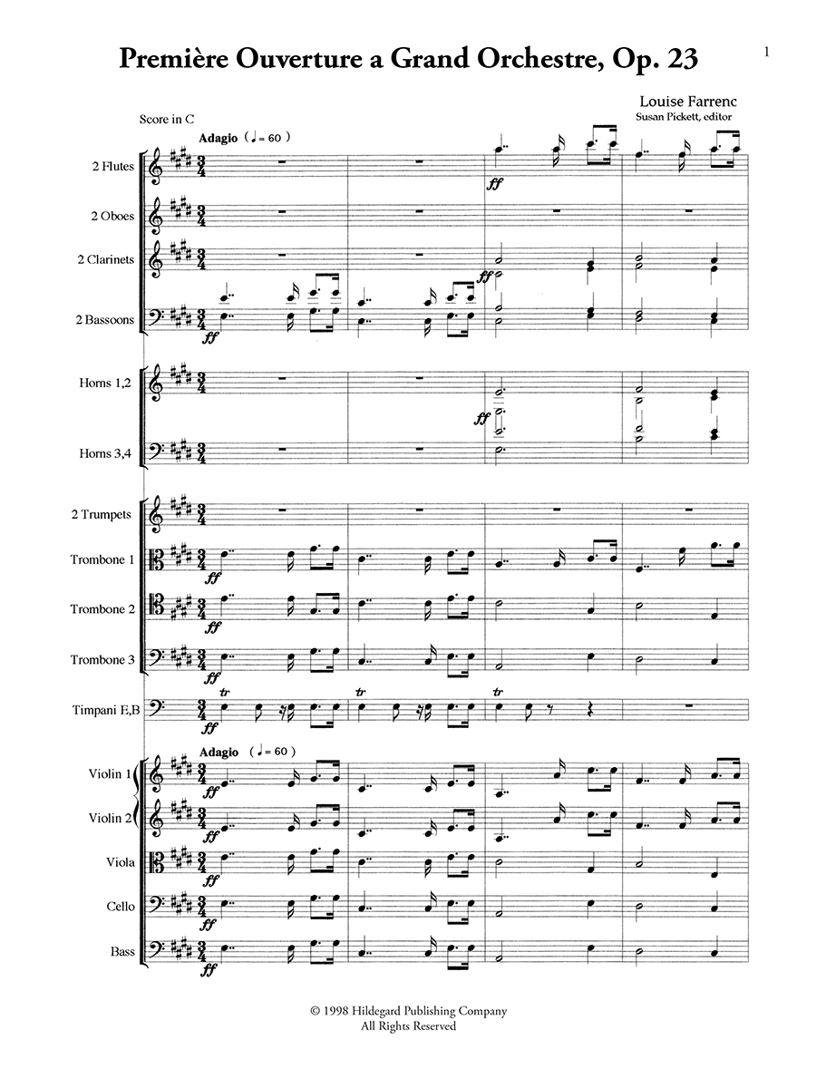 Anderes Coverbild Premiere Ouverture a Grand Orchestre Op. 23