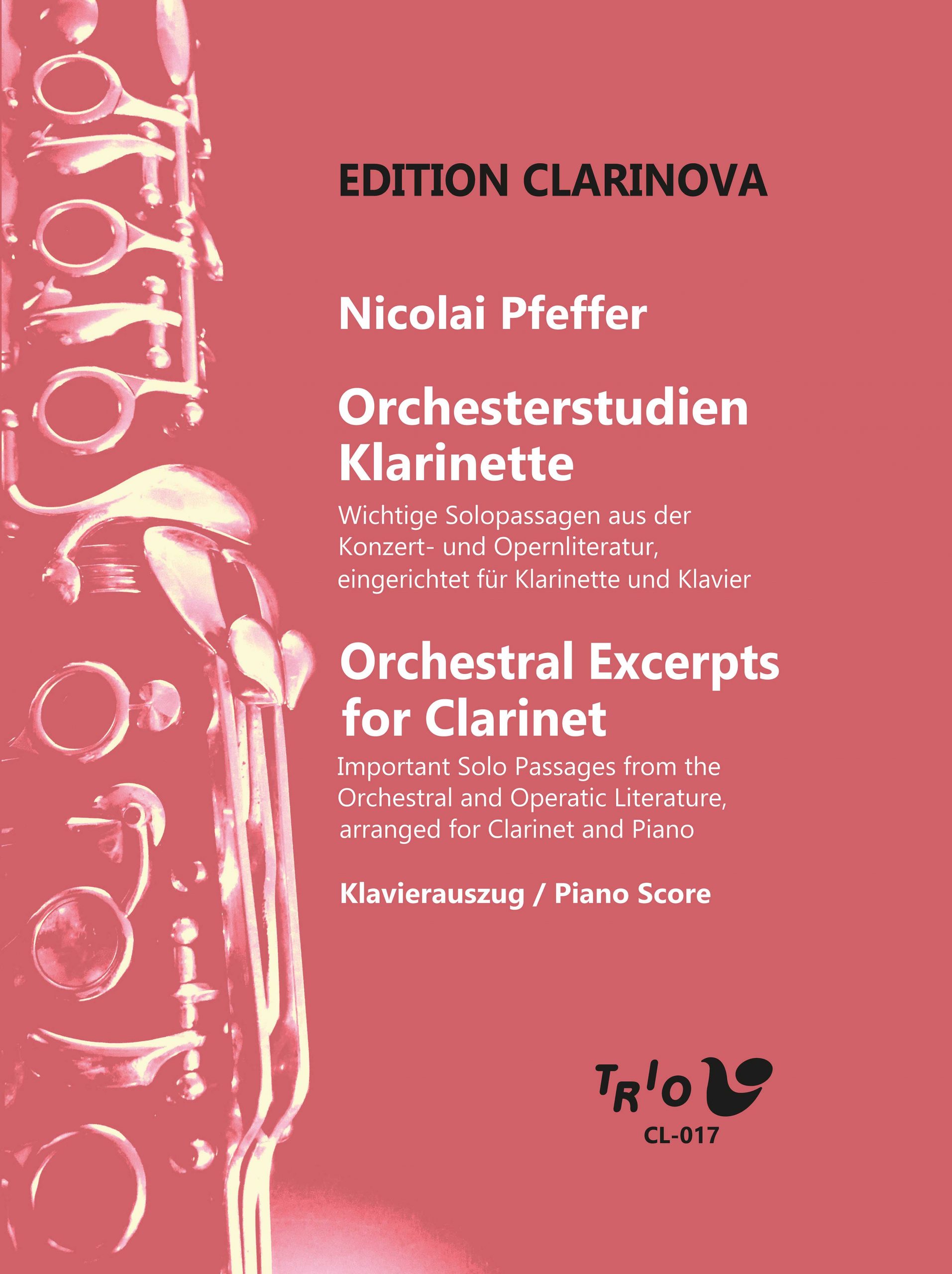 Vorderes Coverbild Orchesterstudien Klarinette