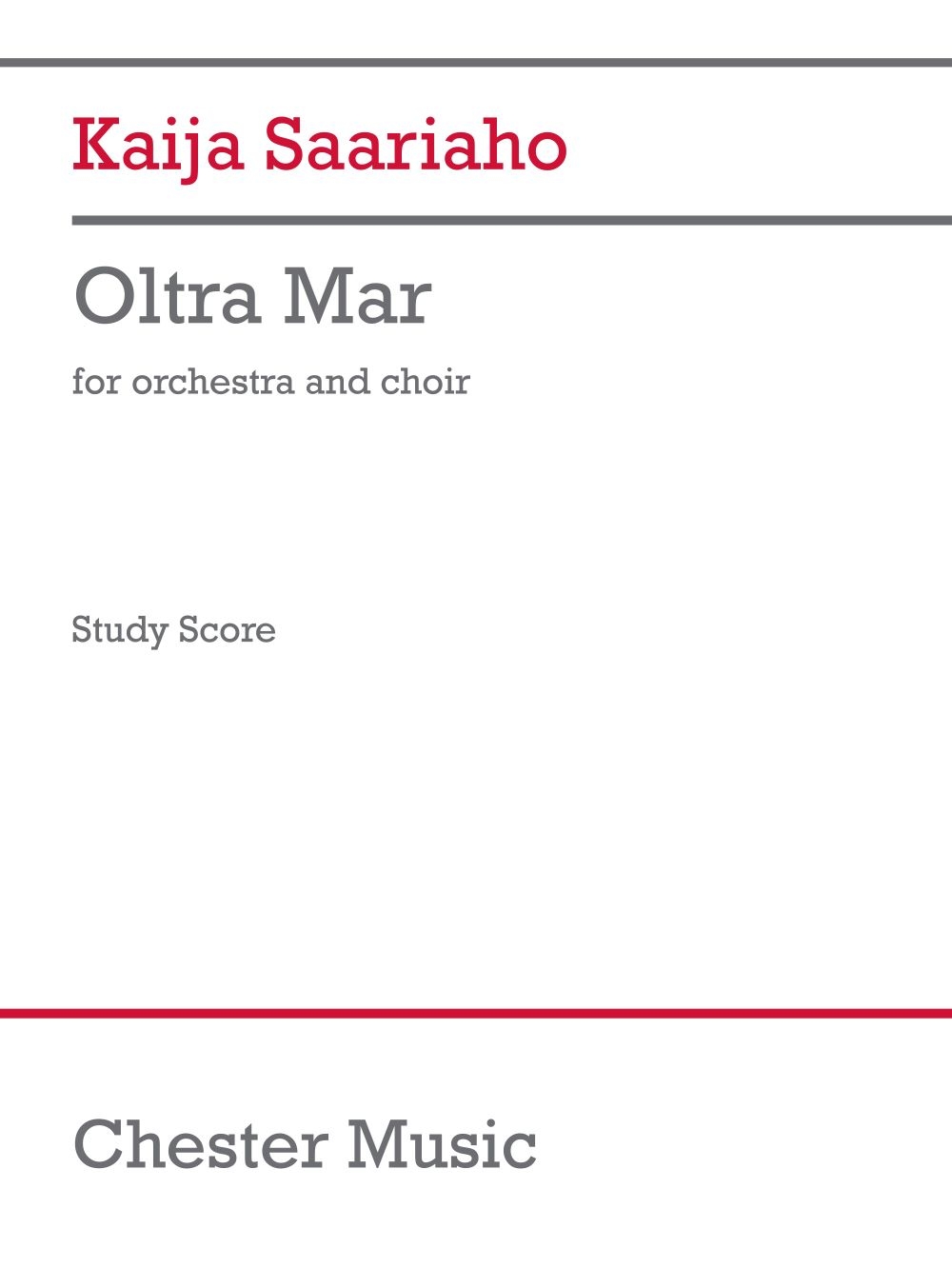 Anderes Coverbild Oltra Mar (Study Score)